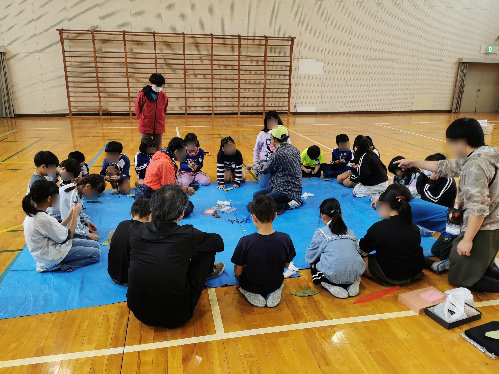 どんぐりコマ作り